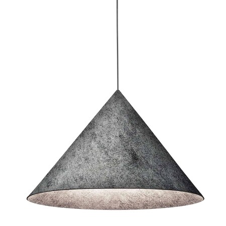 Dainolite 1Lt Pendant, Gry Felt Shade JES-201P-MB-500